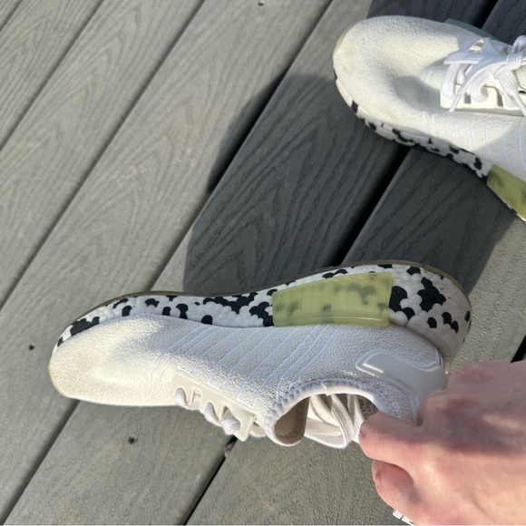 Adidas NMD R1 White Color Splash Boost Sneakers Mens Size 7 women 8.5 main image 7